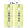 Big Dot of Happiness Let’s Rally - Pickleball - Birthday or Retirement Party Water Bottle Sticker Labels - Set of 20 - 3 of 4