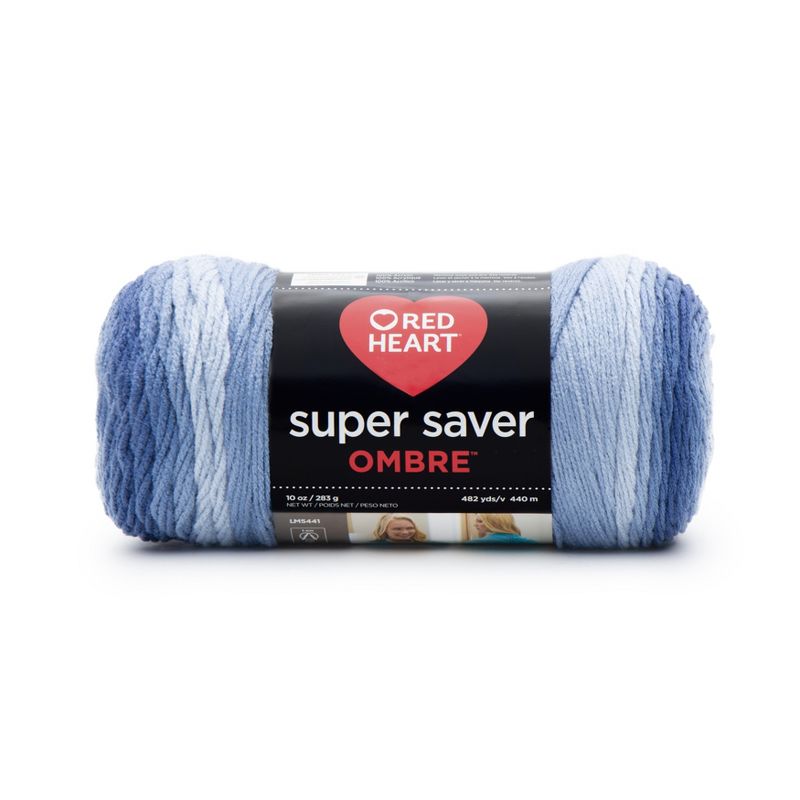 Red Heart Super Saver Ombre Yarn, 1 of 3
