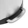 Honey-Can-Do 40L Semi Round Step Trash Can: Steel, Pedal-Operated Lid, Indoor, Silver, 26.4" Height, 15.5" Depth - 4 of 4