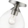 Livex Lighting Catania 1 - Light Semi-Flush Mount in  Brushed Nickel - 3 of 4