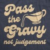 Mens Pass The Gravy Not Judgement T Shirt Funny Thanksgiving Dinner Turkey Day Graphic Tee - Crazy Dog Men's T Shirt - 2 of 4