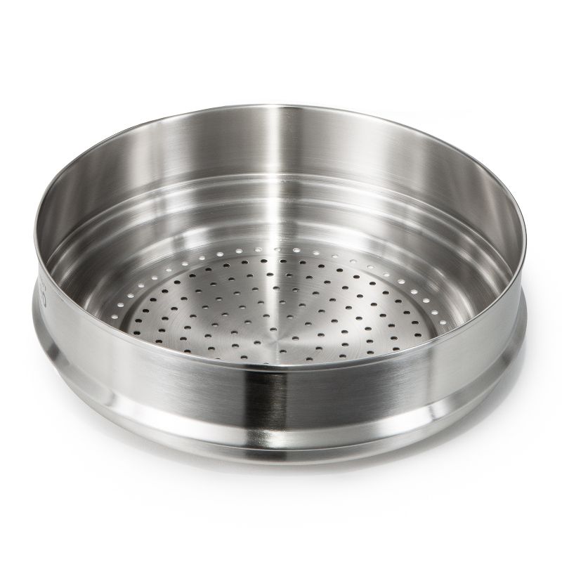 BergHOFF Graphite Recycled 18/10 Stainless Steel Steamer Insert 10", 1 of 8