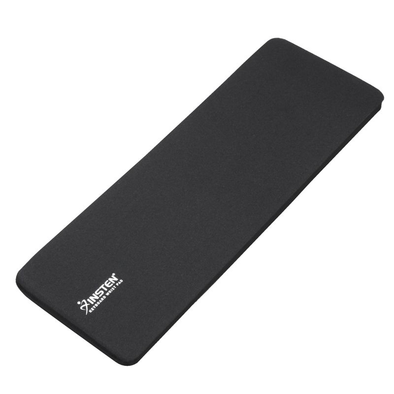 Insten Black Keyboard Wrist Rest Pad Support, Ergonomic Palm Rest, Anti-Slip, Comfortable Typing and Pain Relief, 11 x 3.5 in, 1 of 10