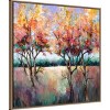 Amanti Art  End of Summer Trees by Karen Hale Framed Wall Art Print - 2 of 4