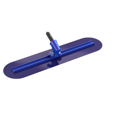 Bon Tool 22-527 Big Blue Bull Trowel - Blue Steel 48-inch X 12-inch - Wormgear Bracket