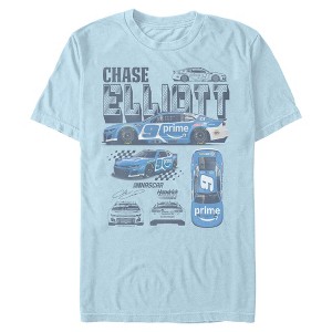 Mens Hendrick Motorsports Chase Elliott Racing Car Diagram T Shirt - 1 of 4