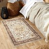 Fulvari Washable Area Rug Vintage Foldable Thin Rug Soft Low-Pile Non-Slip Stain Resistant Floor Indoor Outdoor Carpet - 3 of 4