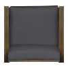 GDFStudio Abena Outdoor Acacia Wood Club Chair with Cushions - 4 of 4
