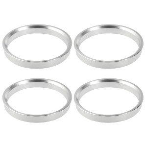 Unique Bargains Aluminium Alloy Car Hub Centric Rings Wheel Bore Spacer Silver Tone - 1 of 4