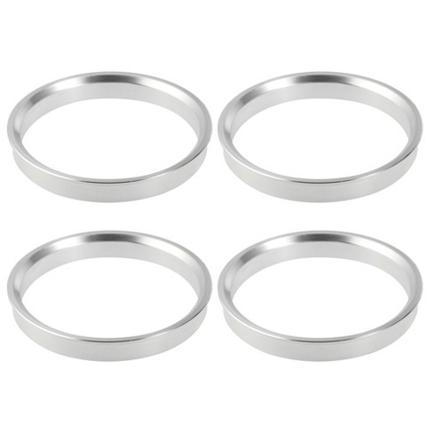 Unique Bargains Aluminum Alloy Car Auto Hub Centric Rings Wheel Bore Center  Spacer Silver Tone 4 Pcs : Target