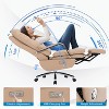Reclining Office Chair-Power Office Chair with Footrest Electric Power Desk Chair, Big and Tall Office Chair with Auto-Linked Armrests-The Pop Home - 2 of 4