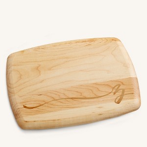 Personalization Mall Initial Maple Bar Board, 8x11 - 1 of 1