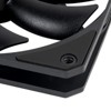 SilverStone Technology   Air Slimmer 120 120x120x15.6mm Black Frame Black Blade FDB bearing 4pin PWM connector 1800RPM - 3 of 4