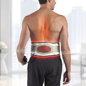 BackOSage 8-in-1 Decompression Massage Belt – Portable Lumbar Relief with Multi-Therapy Support - 1 of 4