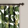 Set of 2 Tropical Paradise Window Curtain Panels Green - Lush Décor - 2 of 4