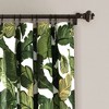 Set of 2 Tropical Paradise Window Curtain Panels Green - Lush Décor - image 2 of 4