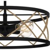 Quoizel Lighting Cedar Park 4 - Light Semi-Flush Mount in  Matte Black - 3 of 4