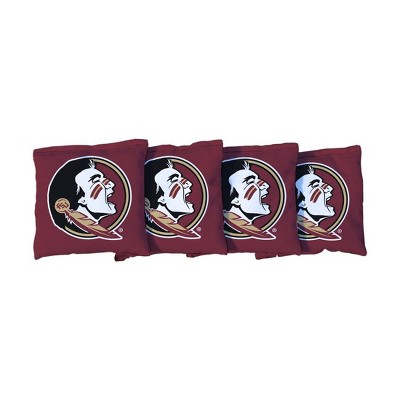 NCAA Florida State Seminoles Corn-Filled Cornhole Bags Burgundy - 4pk