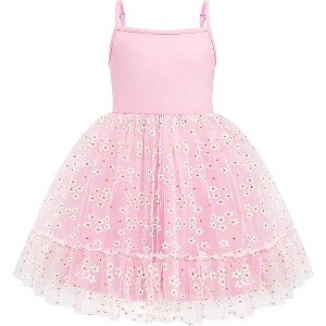 Arshiner Toddler Girls Tulle Dress Rainbow Tutu Birthday Princess Dresses Formal Photoshoot Outfit Summer Clothes - 1 of 4