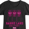 Girls' - Barbie - Barbie Land Delivery Fitted Short Sleeve Graphic T-Shirt - 2 of 4