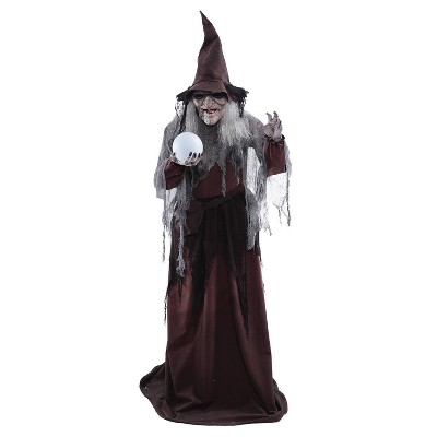 68" DigitEye Soothsayer Witch Halloween Decorative Prop