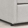 Kumasinova Modern Eucalyptus Wood Daybed with Twin Trundle Bed,Upholstered Sofa Bed with Tufted Framed Sides,No Box Spring Required,300lbs Max - 4 of 4