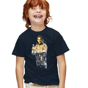 Boys' Star Trek Beam Me Up T-Shirt Navy Small - 1 of 4