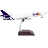 McDonnell Douglas MD-11F Commercial Aircraft "Federal Express" White w/Purple Tail 1/200 Diecast Model Airplane by GeminiJets - 2 of 4