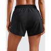 FIONECA Womens Mid Waisted Running Shorts Liner - 5'' Quick Dry for Athletic Sport Workout Track with Zip Pocket - 2 of 4