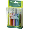 Clover Amour Crochet Hooks 10/Pkg-Sizes B To J