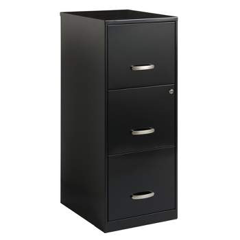 Hirsh Industries Space Solutions File Cabinet 3 Drawer - Black
