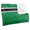 Delta State University Primary Logo Stripes Silky 50x60 Blanket, 1 Sided - 3 of 4