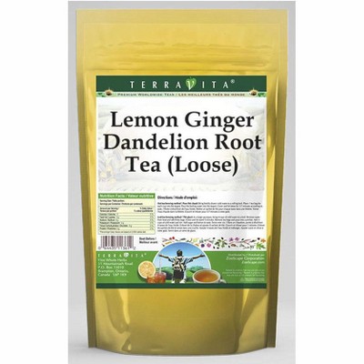 TerraVita Lemon Ginger Dandelion Root Tea (Loose) (4 oz, ZIN: 562552, 3-Pack)