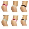 Just Intimates Laser Cut Thongs Panties for Women  Underwear (Pack of 6) - 2 of 3