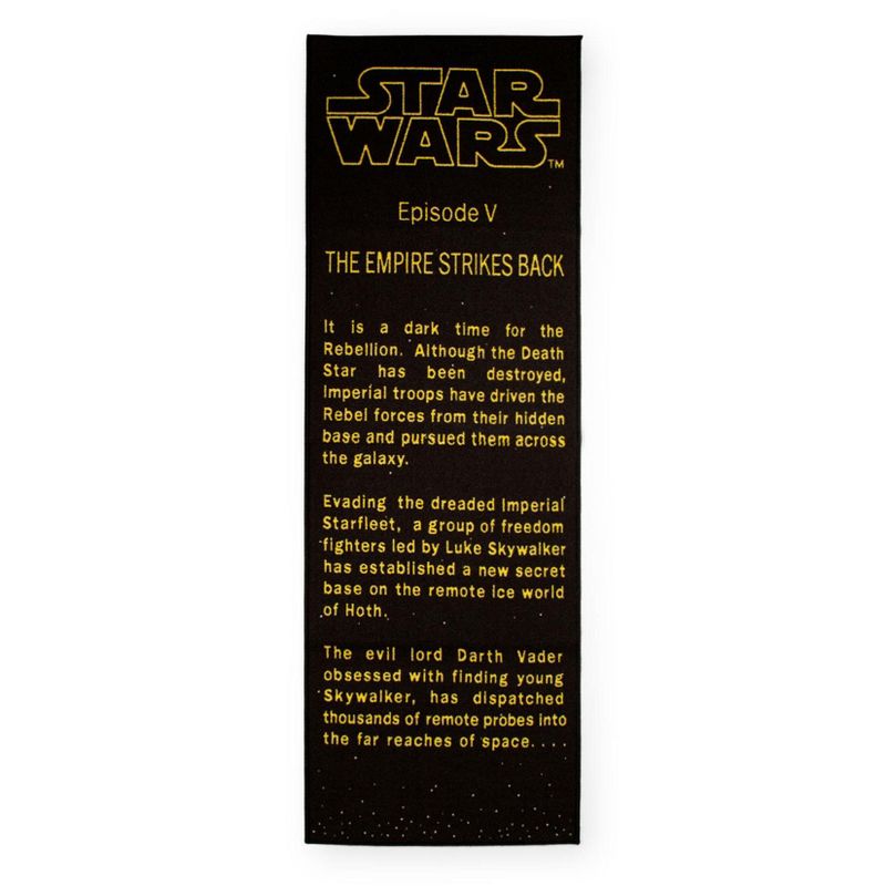 Ukonic Star Wars: The Empire Strikes Back Title Crawl Printed Area Rug | 27 x 77 Inches, 1 of 7