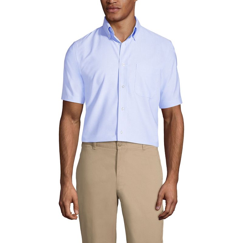 School Uniform Young Men's Short Sleeve Oxford Dress Shirt, 2 of 5
