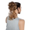 Unique Bargains Women's Nature Long Hair Wig Hair Clip 9.84inch Brown 1 Pc - 2 of 4