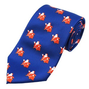 Jacob Alexander Men's Merry Christmas Jolly Ole Santa Regular Length Neck Tie - 1 of 2