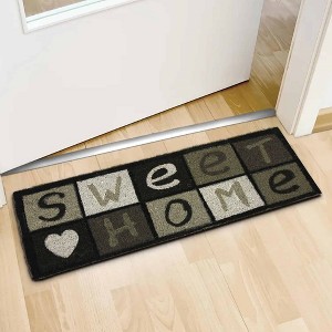 Evideco French Home Goods Sheltered Long Narrow 30 in. x 10 in. Front Door Mat Coir Coco Fibers - 1 of 4