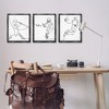 Stupell Industries Simple Line Doodle Playing Sports, 17" x 21" - 2 of 4
