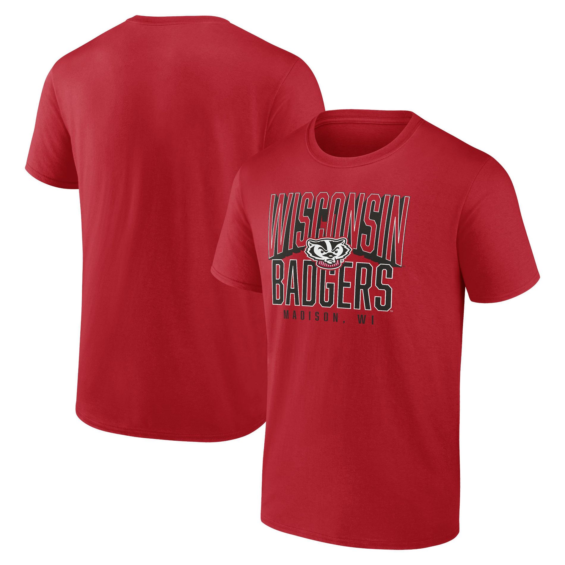 NCAA Wisconsin Badgers Men's Core T-Shirt