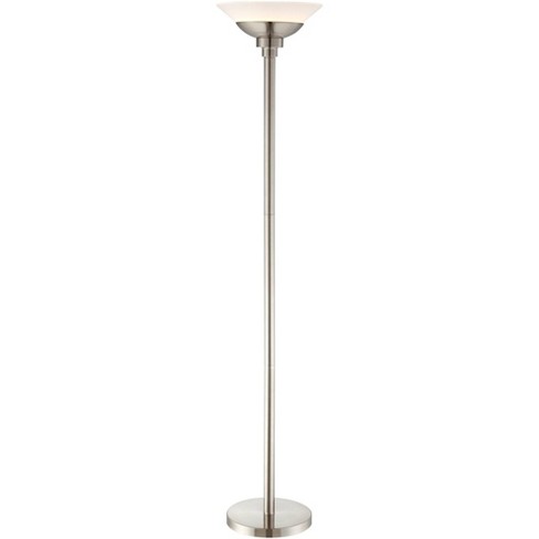 Possini Euro Design Modern Torchiere, Uplight Floor Lamp With Dimmer