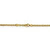 Black Bow Jewelry 2.4mm 14k Yellow Gold Diamond Cut Round Box Chain Necklace - 4 of 4