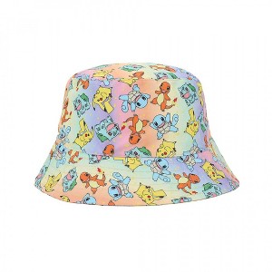 Kids Pokemon Gen 1 Starters All Over Print Bucket Hat - 1 of 4