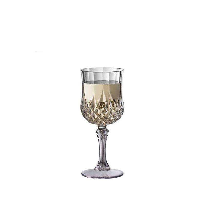 Smarty Had A Party 8 oz. Crystal Cut Plastic Wine Glasses (48 Glasses), 2 of 4