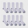 Realtree Men's 10-Pack Crew Socks - Cotton Blend, Full Cushion, Reinforced Heel & Toe - Durable Everyday Comfort (Shoe Size 6-12) - 2 of 4