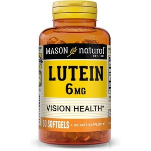 Mason Natural Lutein 6mg Softgels, 60 Count - 1 of 4