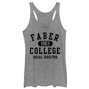 Women's Animal House Faber College Social Director Racerback Tank Top - 1 of 3