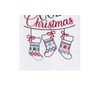 C&F Home Winter "Comfy Cozy Christmas" Sentiment Featuring Hanging Stockings Cotton Flour Sack Kitchen Dish Towel  27L x 18W in. - 3 of 4