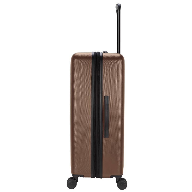 Skyline Hardside Large Checked Spinner Suitcase, 4 of 12